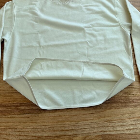 Jil Sander Boiled Merino Wool Pullover Off White - Picture 7 of 10